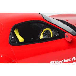 ROCKET BUNNY AERO (V1) MAZDA RX7 (FD3S) RED 2015 Otto Project Car OttO mobile 1:18 Resinemodell (Türen, Motorhaube... nicht zu öffnen!)